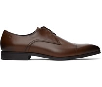 Brown Emed Oxfords