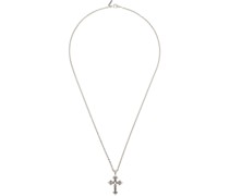 Silver Small Avelli Cross Necklace