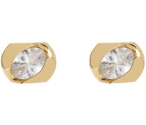 Gold #3160 Chain Unit Earrings