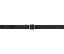 Black Pebble Grained Belt