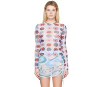 SSENSE Exclusive Multicolor Psychedelic Daisies Cover Up