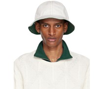 Reversible Off-White & Green Horne Bucket Hat