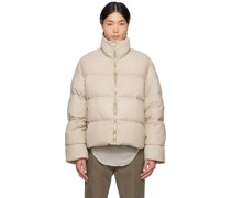 Moncler + Taupe Cyclopic Down Jacket