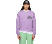 Purple Printed Sweater