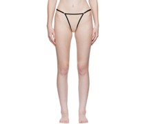 Beige Essential String Briefs