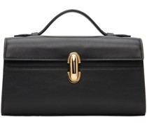Black Symmetry Pochette Top Handle Bag