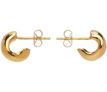 Gold Mini Dahlia Earrings