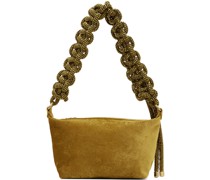 Yellow Crystal Cobra Bag