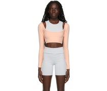 Pink & Gray Taurus Sport Top
