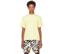 Yellow Embroidered T-Shirt