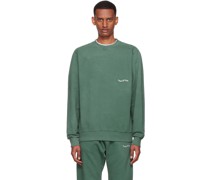 Green Cotton Sweatshirt