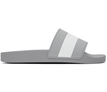 Grey & White Pool Slides