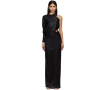 Black Knotted Maxi Dress