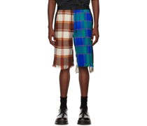 Multicolor Paneled Shorts
