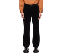 SSENSE Exclusive Black Slim-Leg Trousers