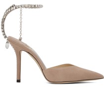 Beige Saeda 100 Heels