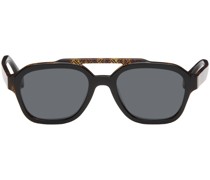 Black & Tortoiseshell Bilayer Sunglasses
