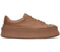 Tan Leather Sneakers