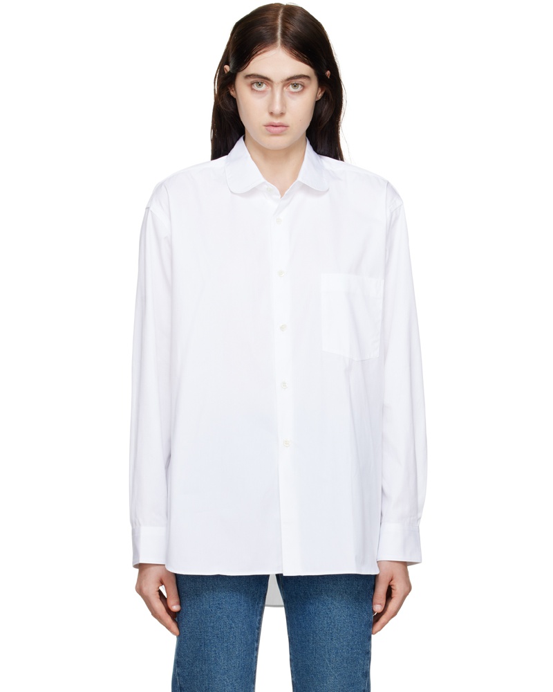 Comme des Garçons Damen White Button-Down Shirt
