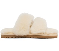 Beige 2 Stripes Sandals