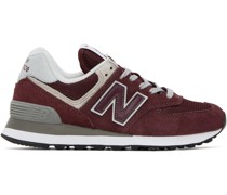 Burgundy 574 Core Sneakers