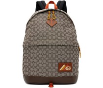 Brown Utility Dome Backpack