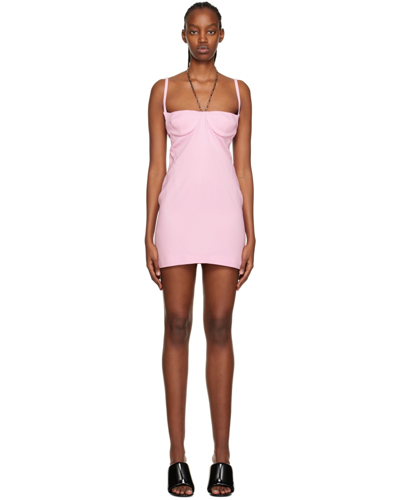 ATTICO Damen Pink Coco Minidress