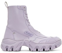 Purple Boccaccio II Apple Leather Sneaker Boots
