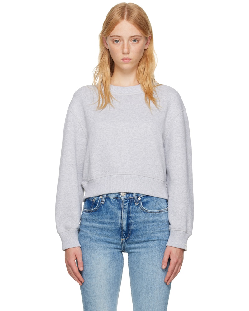 Rag & Bone Damen Gray Vintage Sweatshirt