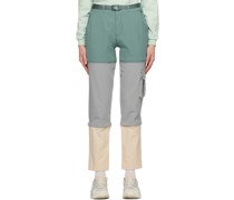 Green & Gray RecTrek Zip-Off Pants