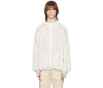 White Sheer Hoodie