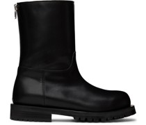SSENSE Exclusive Black Shearling Boots