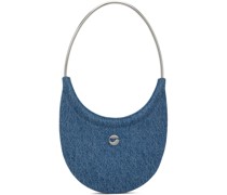 Blue Denim Ring Swipe Bag