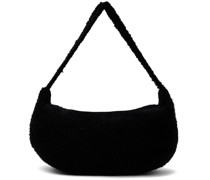 Black Wool & Mohair Bag