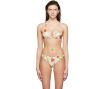 Off-White Recycled Nylon Bikini Top