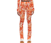 SSENSE Exclusive Orange Trousers