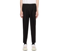 Black Easy Trousers