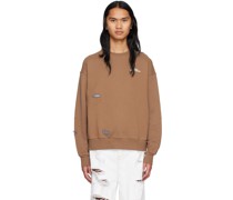 Brown Ripped Sweatshirt