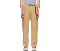 Brown Relaxed-Fit Trousers