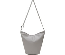 Gray White Label Spring Bag