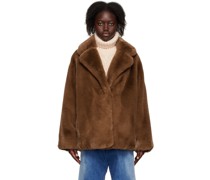 Brown Savannah Faux-Fur Jacket