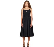 Black Kanteen Midi Dress