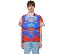 Multicolor Flower Blur Shirt