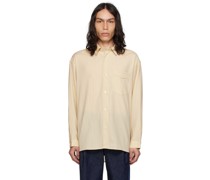 Beige Striped Shirt