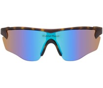 Brown Junya Racer Sunglasses