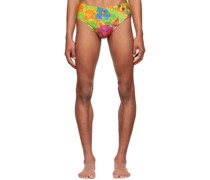 SSENSE Exclusive Green Hippocampus Swim Briefs & Towel Set