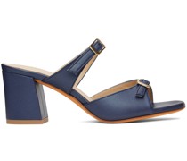 SSENSE Exclusive Navy Una Heeled Sandals