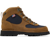Tan & Navy Cascade Crest Boots