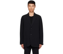 Black Drawstring Blazer