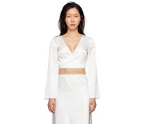 SSENSE Exclusive White Crush Blouse